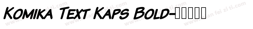Komika Text Kaps Bold字体转换